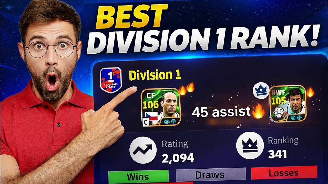 Division 1 Ranked Match (Top 300) 🏆 | GOAT KOLLER eFootball