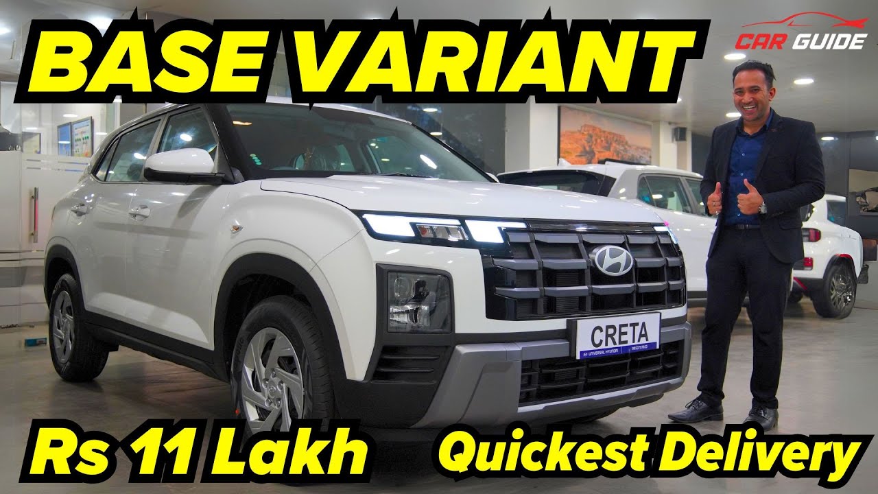 2024 Hyundai Creta BASE Variant | Value for Money Model | Kia Seltos se Better ? Creta Delivery ?🔥