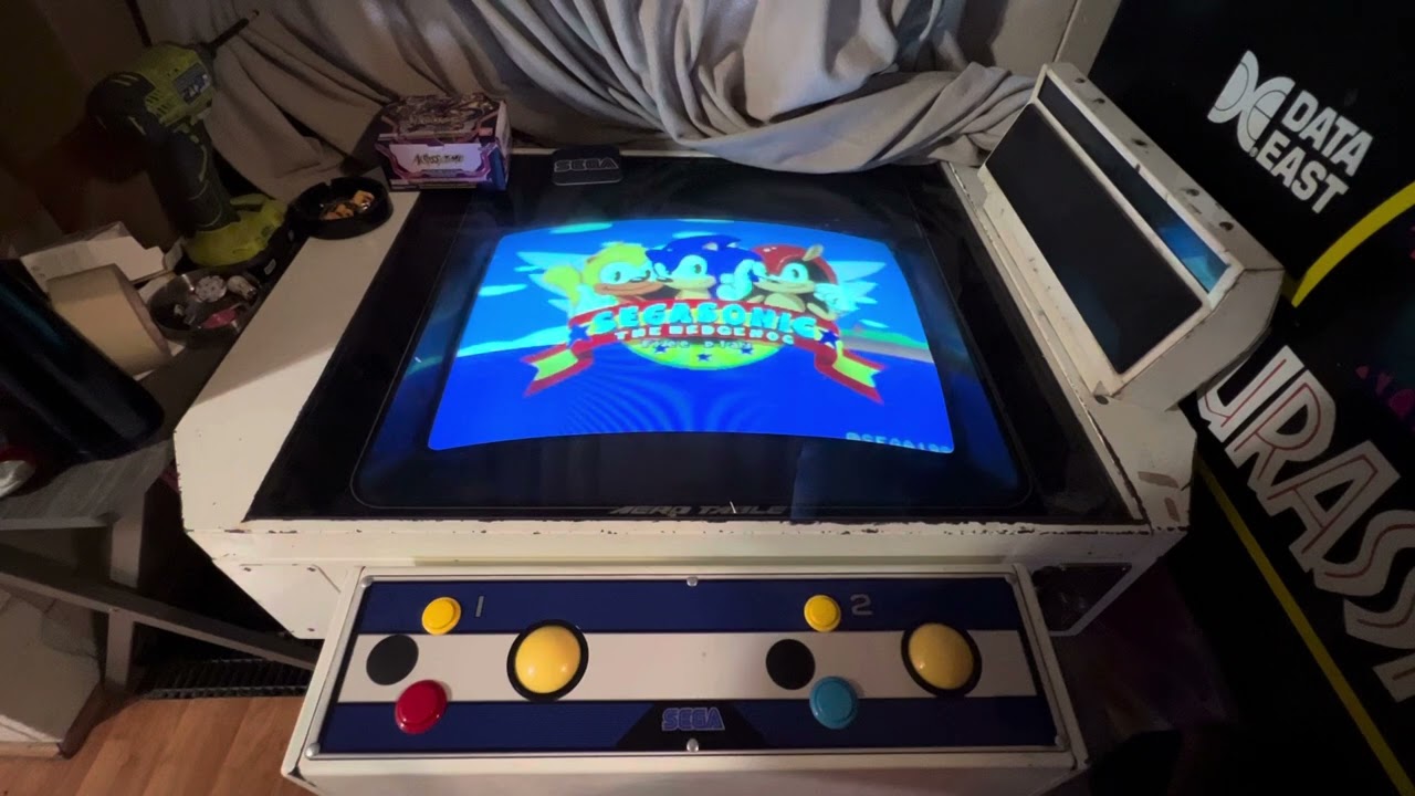 SegaSonic the Hedgehog Attract Loop on a SEGA Aero Table