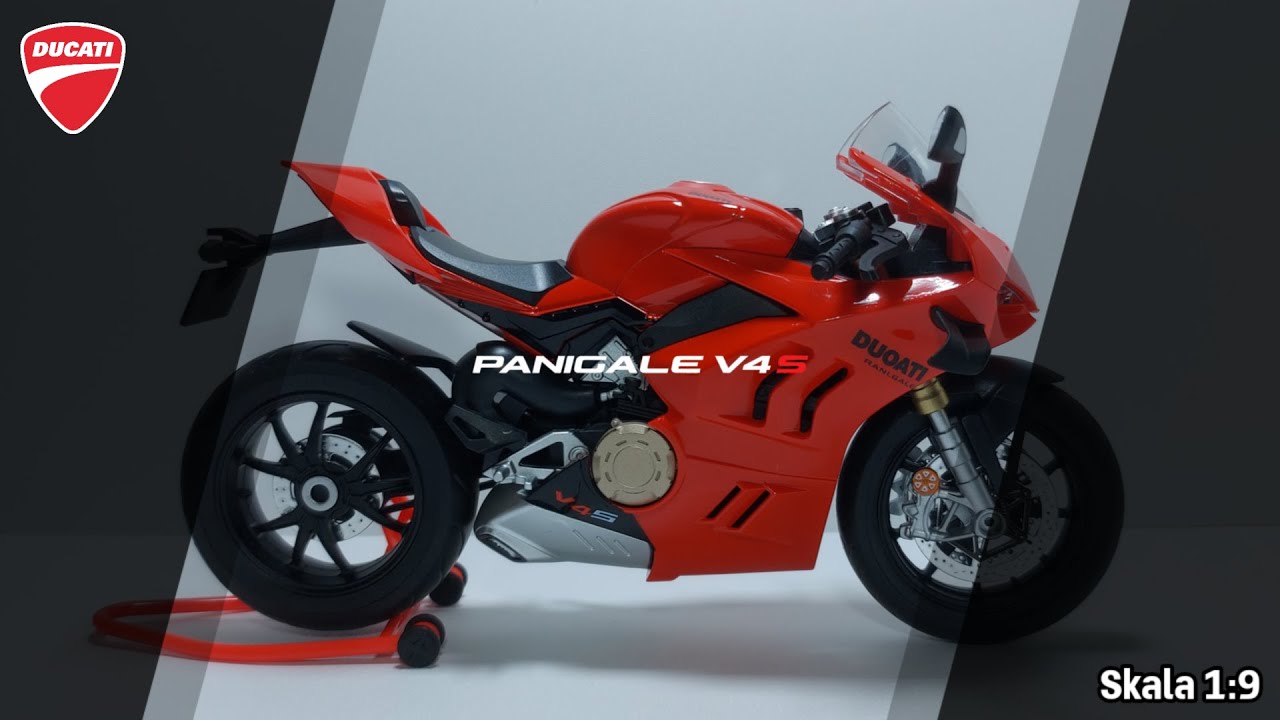 Unboxing and Review Diecast Ducati Panigale V4 S - Skala 1:9