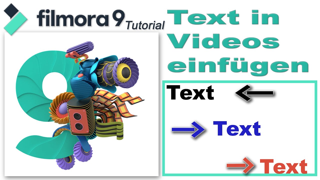 Text in Videos einfügen - so geht's / Filmora Text einfügen - Filmora 9 Tutorial