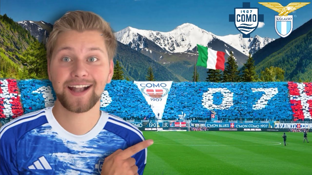 AMAZING GOALS AND ATMOSPHERE AT THE MOST SCENIC STADIUM IN ITALY!! Como - Lazio Matchday Vlog