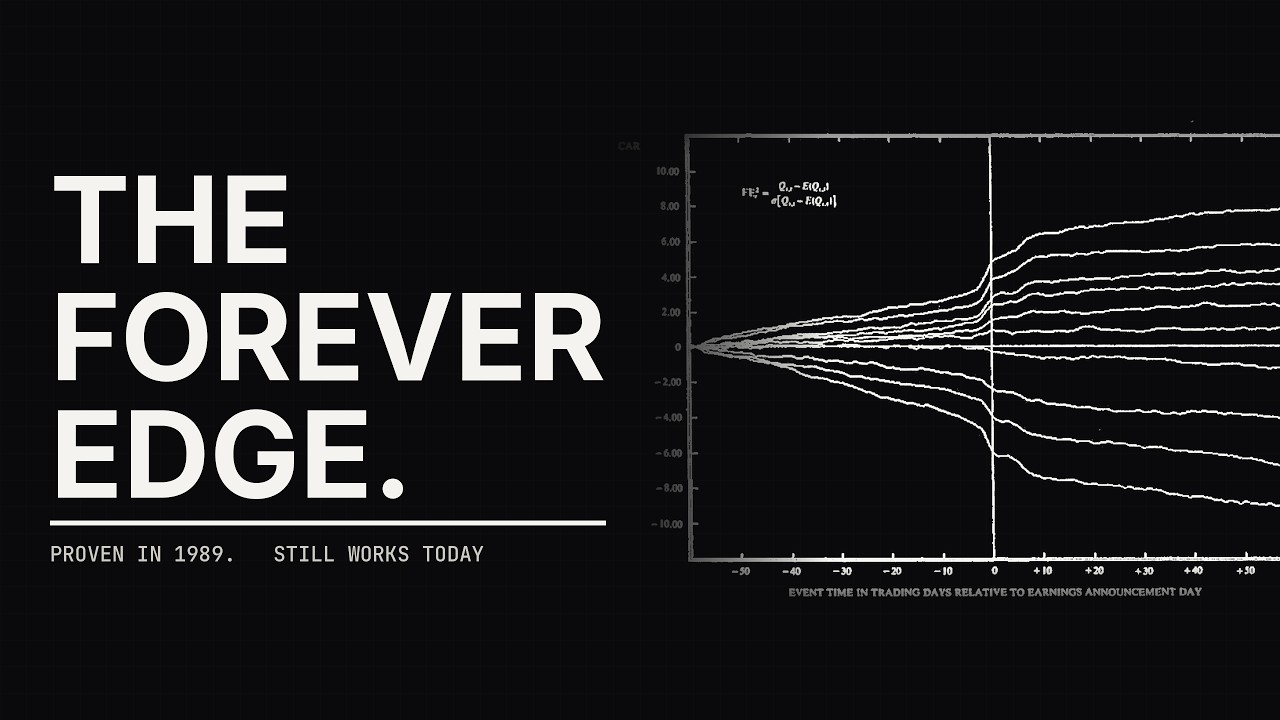 The strategy that keeps MAKING BILLIONS to INSTITUTIONAL traders: PEAD.