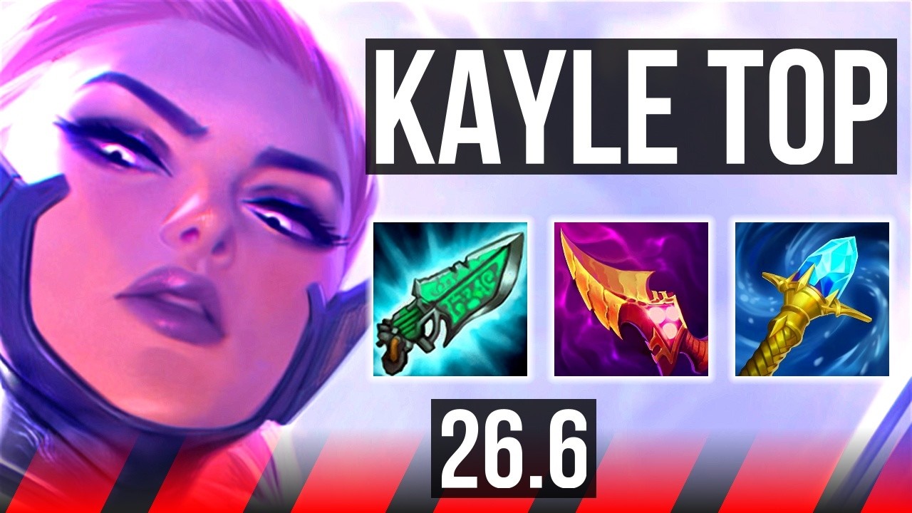 KAYLE vs YORICK (TOP) | 55K damage | KR Challenger | 26.6