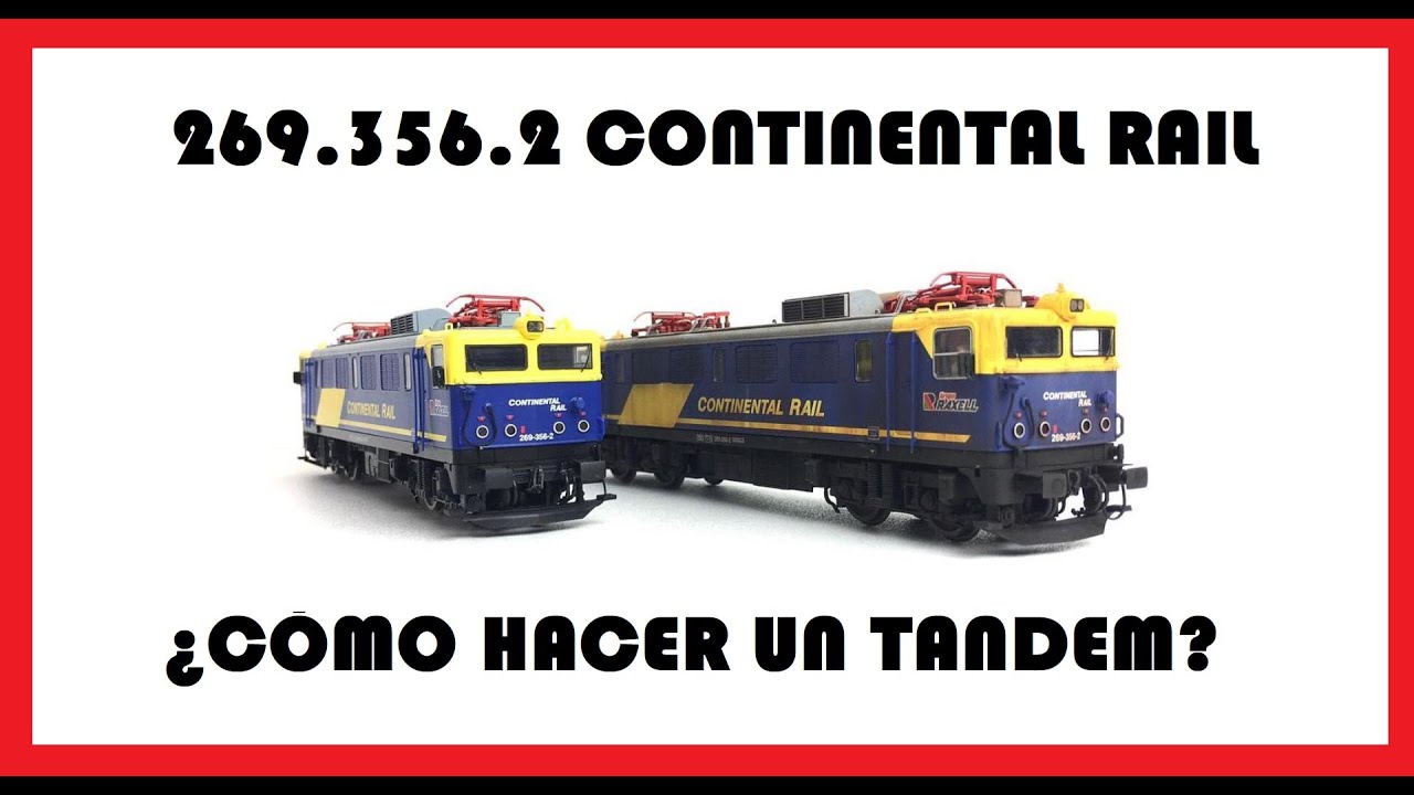 Locomotora: 269.356.2 de Electrotren ref. HES2004 y HES2004W de época VI con El Taller del Modelista