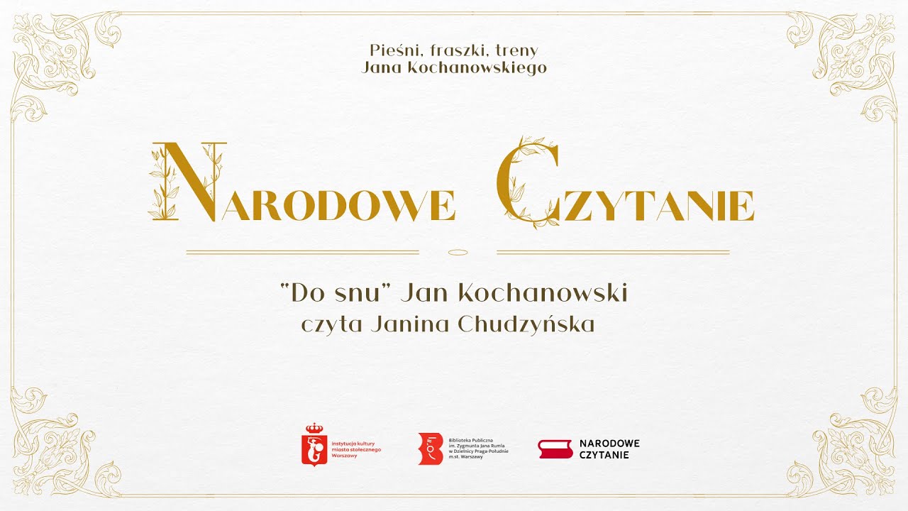 Narodowe czytanie 2025 - Janina Chudzyńska czyta 