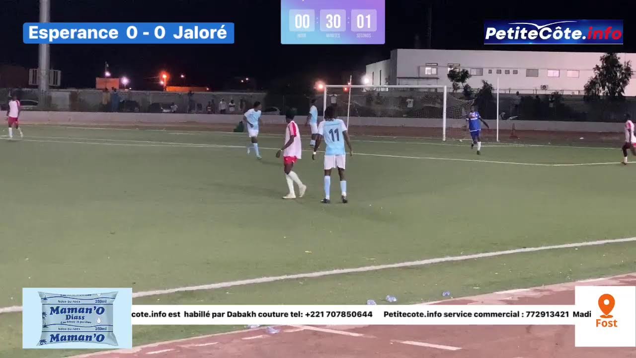 1/4 Final dép de l’ODCAV de Mbour  Esperance Z5B vs Jaloré Z2B 2eme  mi-temps
