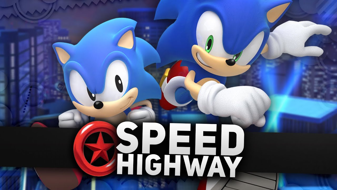 Sonic Generations - All Speed Highway Acts 1 & 2 Red Star Ring Locations + S-Ranks (4K)