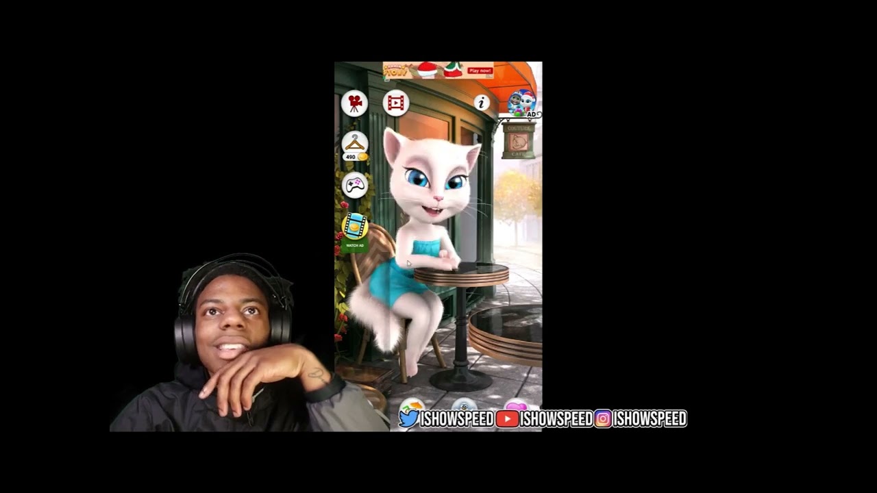 IShowSpeed Plays Talking Angela (AGAIN)