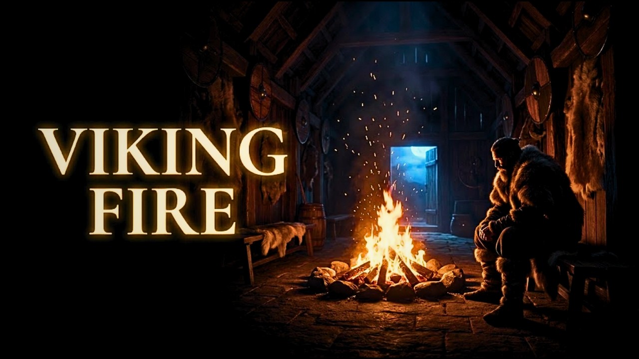 Viking Ambient Music Vol.5 — Nordic Longhouse Fire for Relaxation & Deep Calm | 1 Hour
