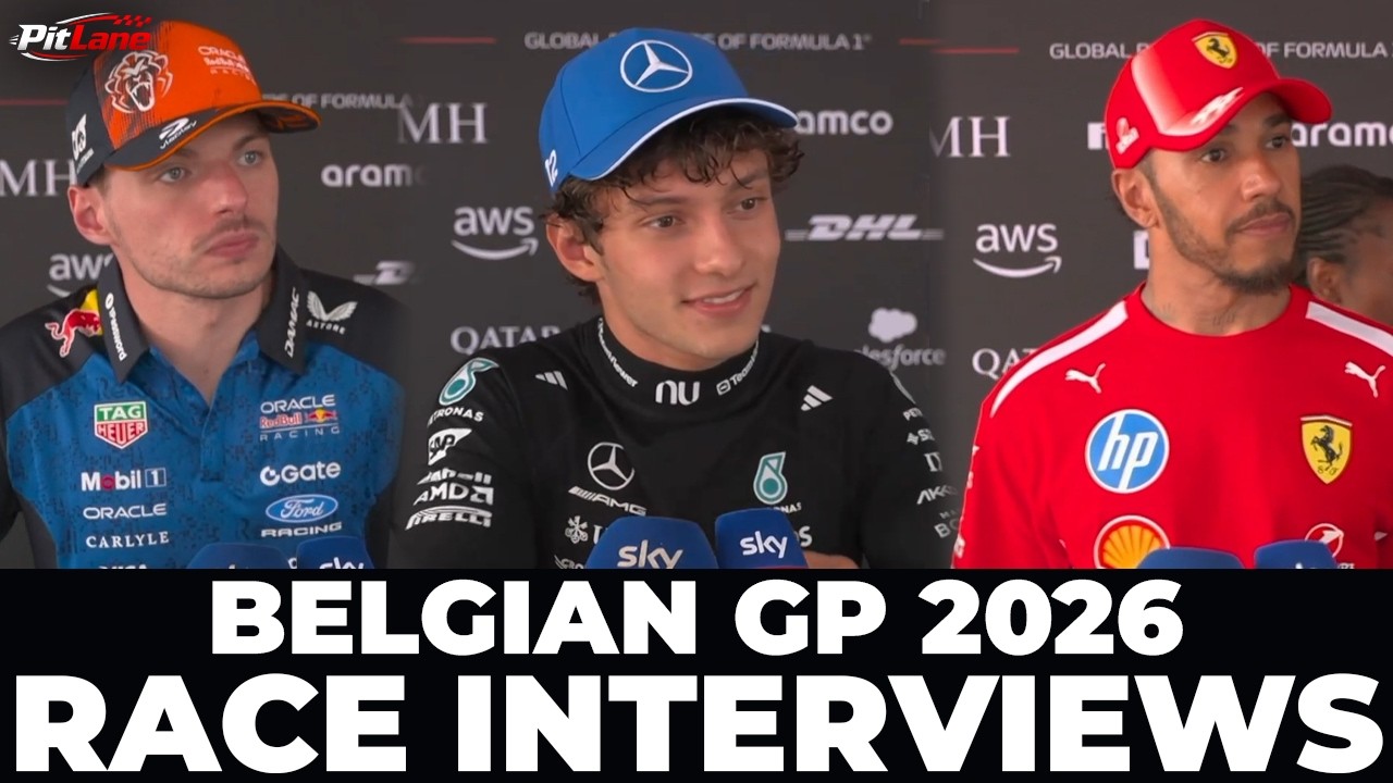 F1 Drivers Post Race Interviews | Belgian Grand Prix 2026