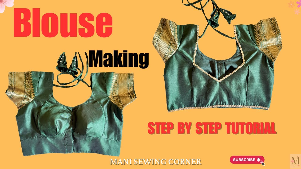 Blouse cutting & stitching #blouse #blousecutting #tailoring #trending #fashion #sewing