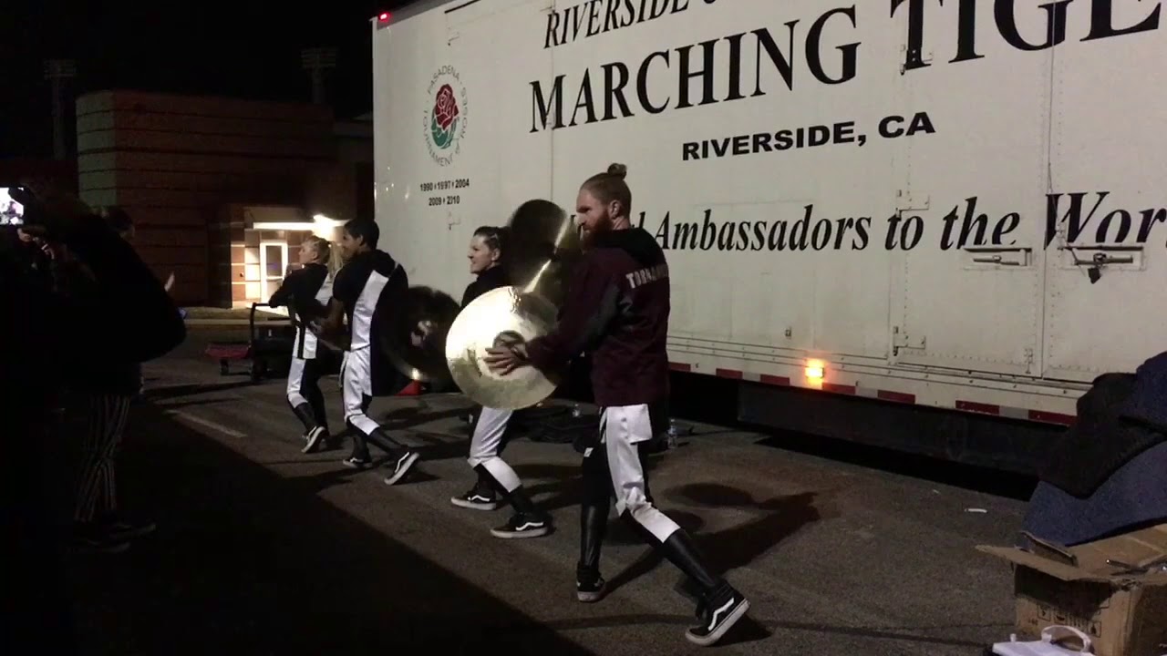 RCC cymbal line 2018 wgi finals