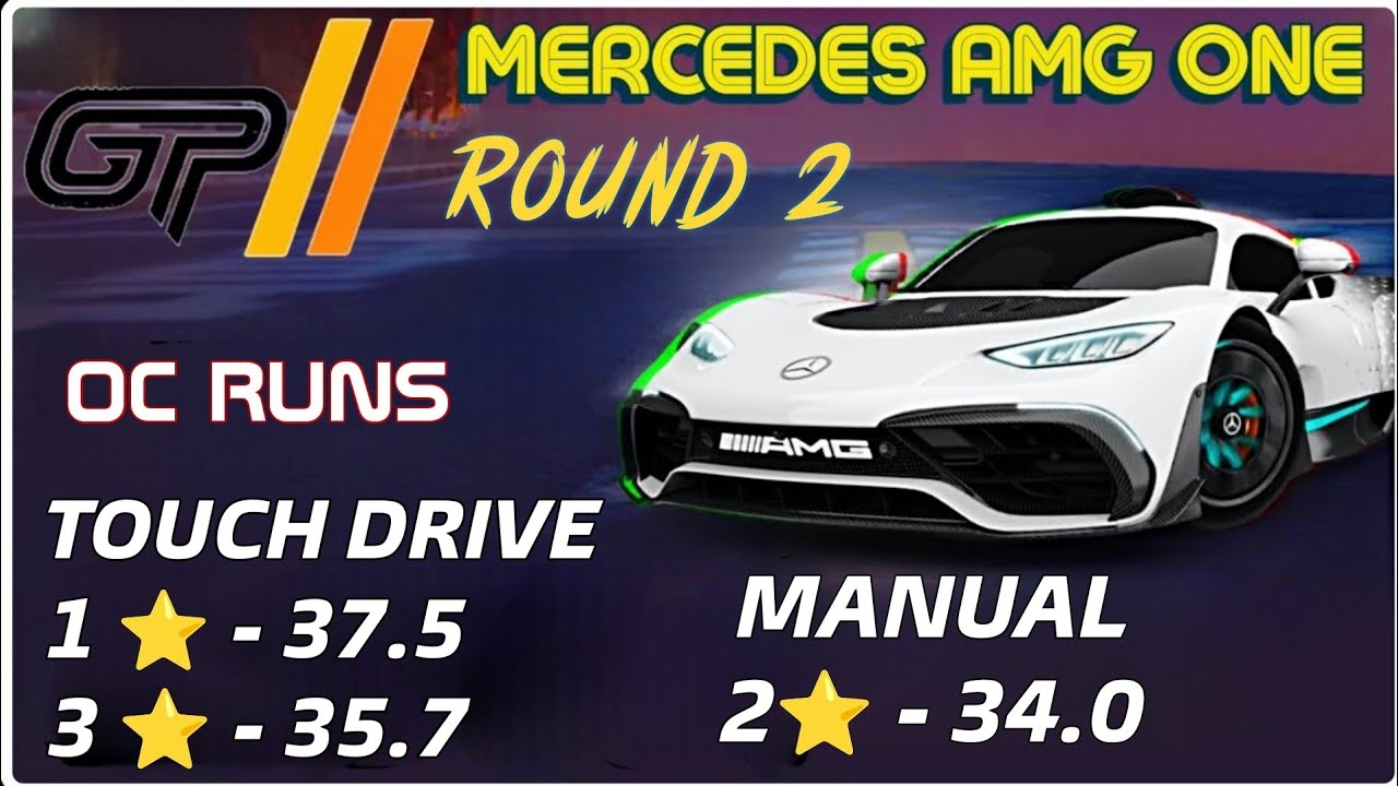 Asphalt Legends Unite Mercedes AMG ONE Grand Prix GP Touch Drive 1 3 звезды Round 2 звезды Manual...