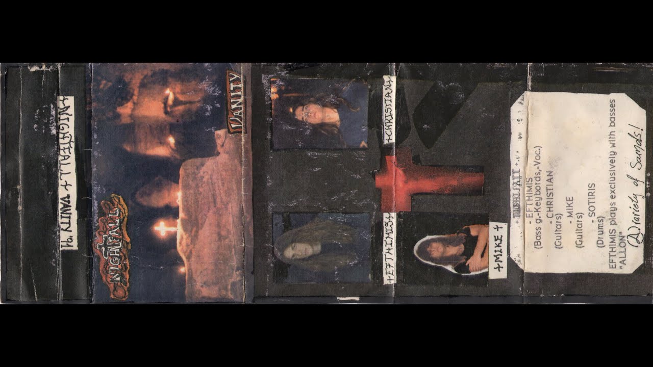 Nightfall (Grc) Vanity '91 (Demo, 1991) Dark Black Death Doom Metal Greece