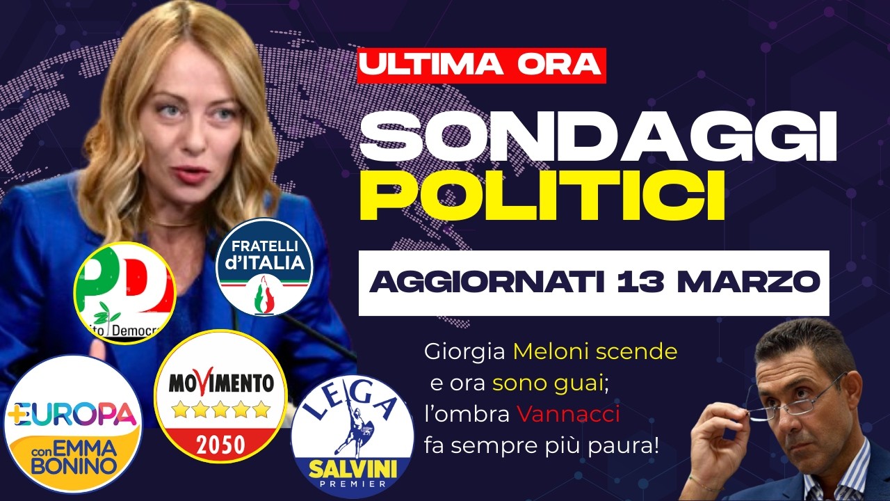 Ultima ora sondaggi politici un partito storico cade a picco e crolla