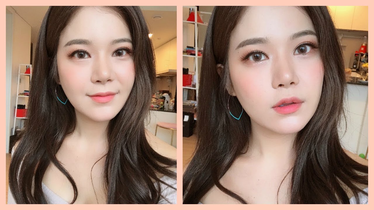 여름에서 가을로 가는 요즘 하면 예쁜 코랄브라운 메이크업 🍁 #페리페라신상 #에스티로더파데 coral brown makeup