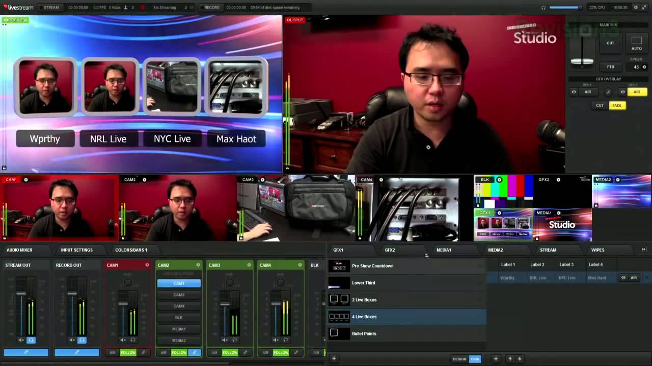 Review   Ultra mobile production with the Livestream Studio HD500