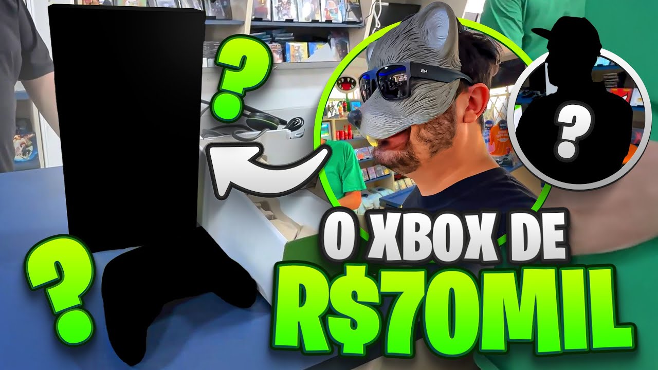 O ÚNICO DO MUNDO! MEU NOVO XBOX MAIS RARO!