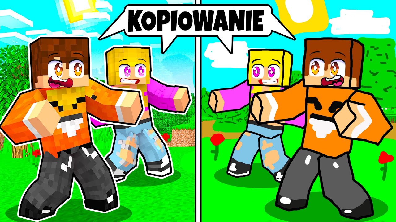 KTOŚ NAS KOPIUJE w Minecraft!
