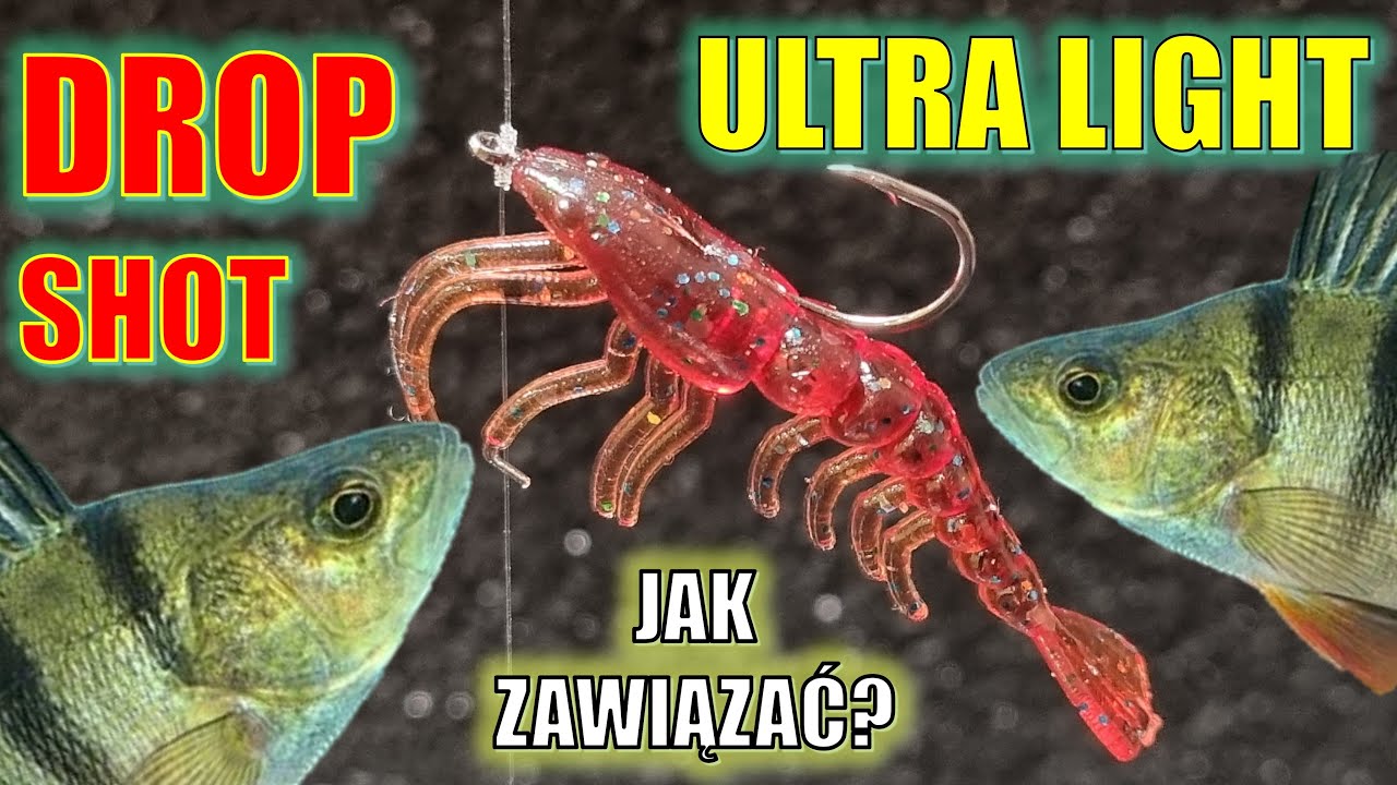 DROP SHOT ULTRALIGHT🎣🎣🎣 . Jak zawiązać najlepszy zestaw do łowienia okoni i sandaczy?💪 🐟