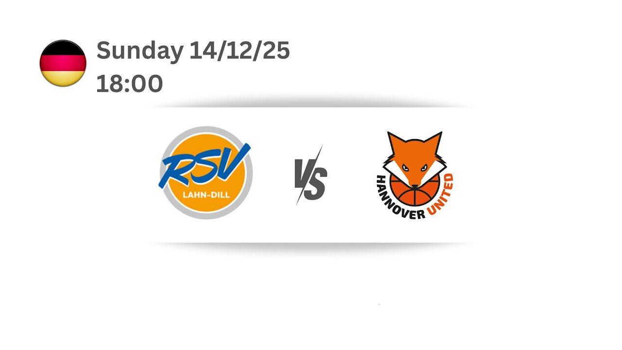 RSV LAHN DILL vs HANNOVER UNITED | GERMAN LEAGUE