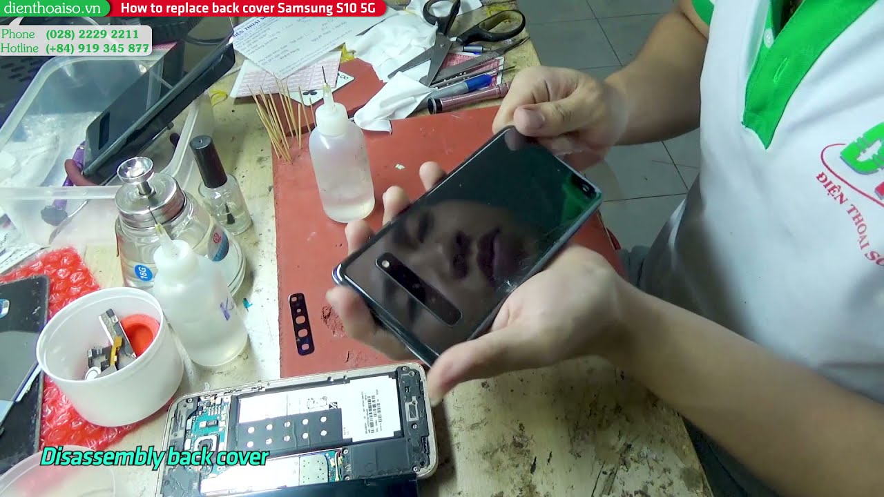 How to replace back cover Samsung S10 5G