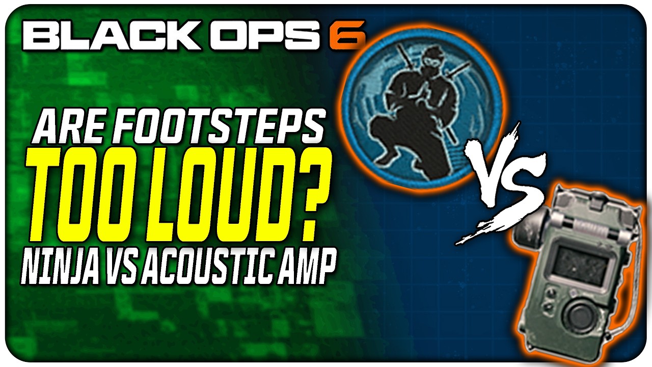 Are Footsteps Too Loud in Black Ops 6? | (+ Ninja vs Acoustic Amp)