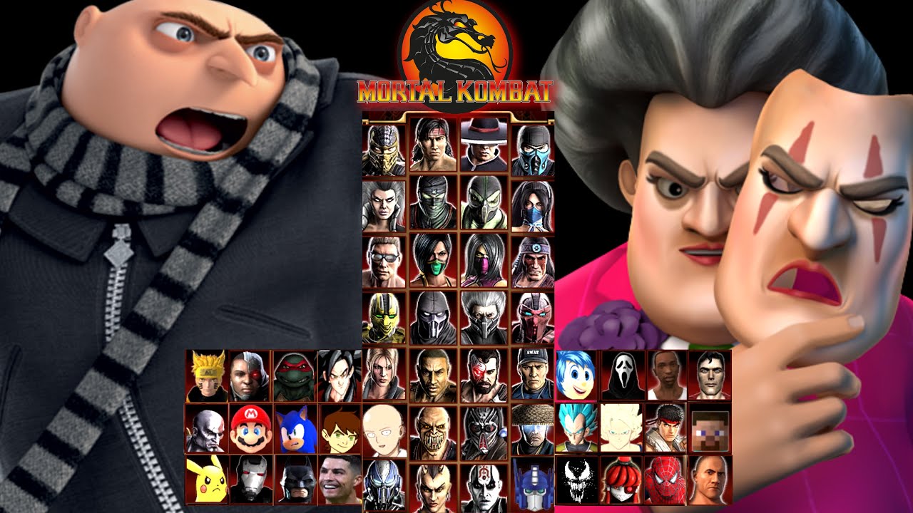 MORTAL KOMBAT 9 | GRU & SCARY TEACHER| EXPERT TAG LADDER | GAMEPLAY (4K60FPS)