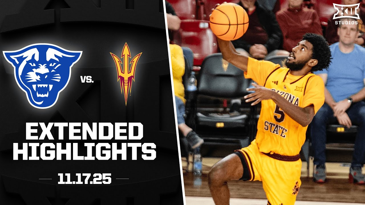 Georgia State vs. Arizona State Extended Highlights | 2025-26 Big 12 Men's Basketball