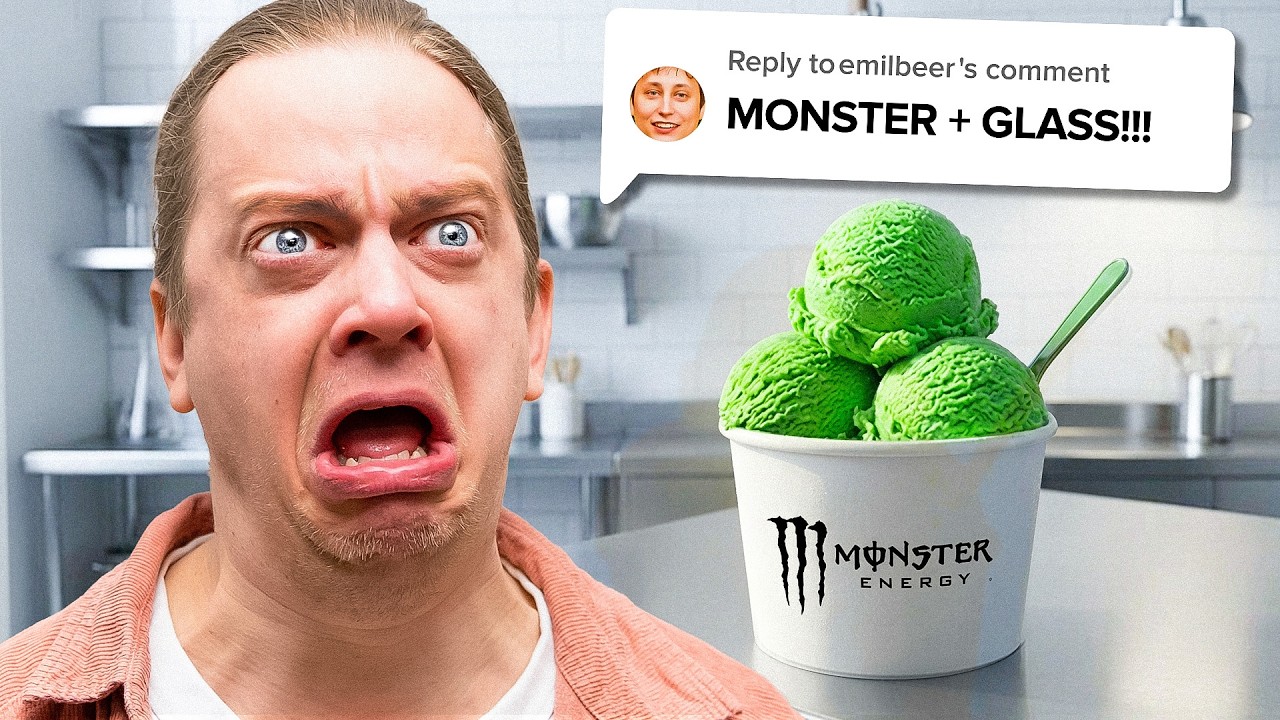 VI GÖR SEX ÄCKLIGA GLASS-SMAKER