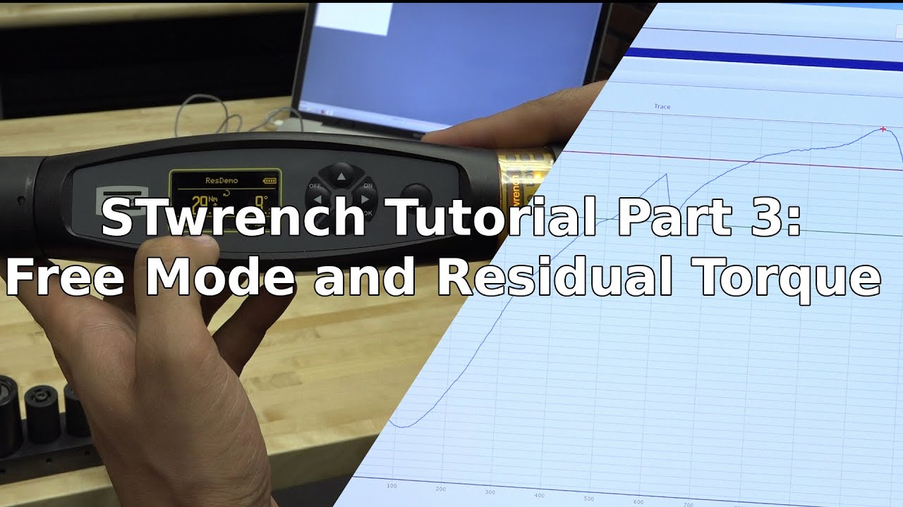 AtlasCopco STwrench Tutorial Part 3: Free Mode and Residual Torque