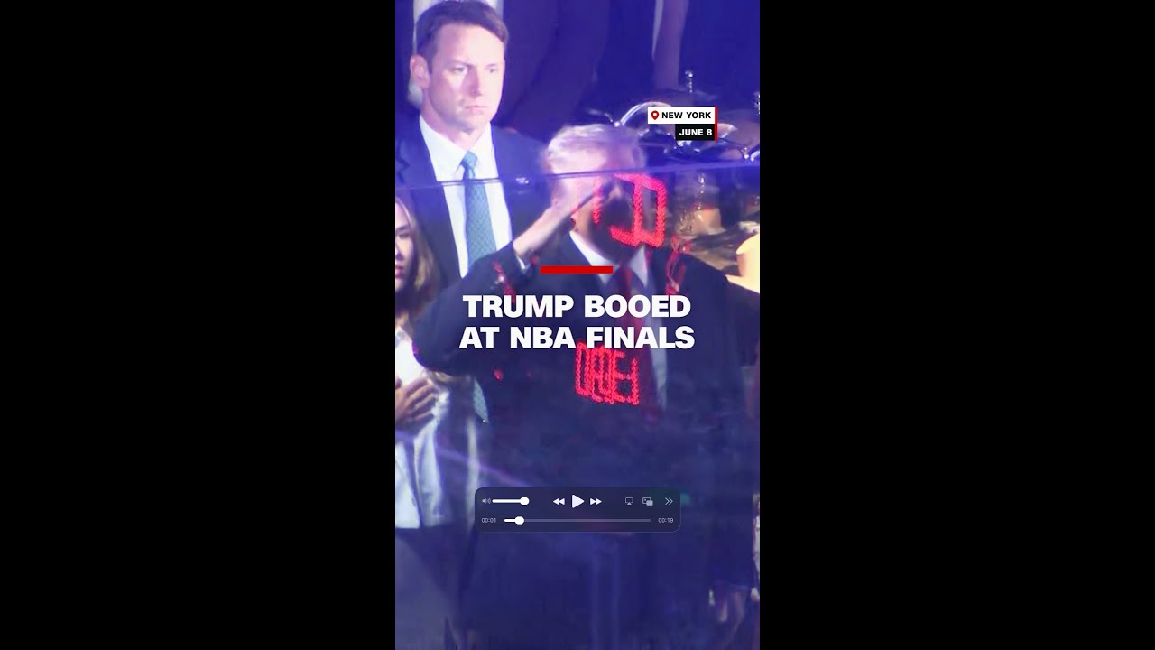 Trump booed at NBA Finals