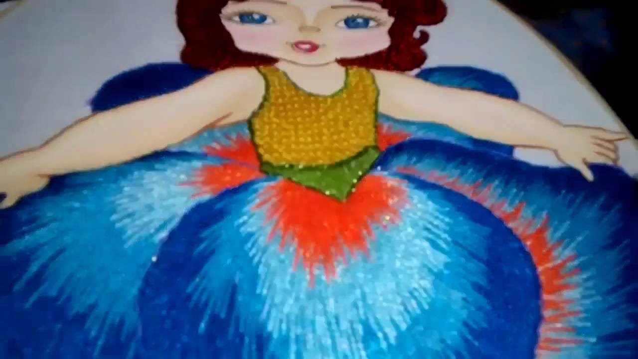 [Puntada Fantasía] Niña pensamiento | Bordados con Isa