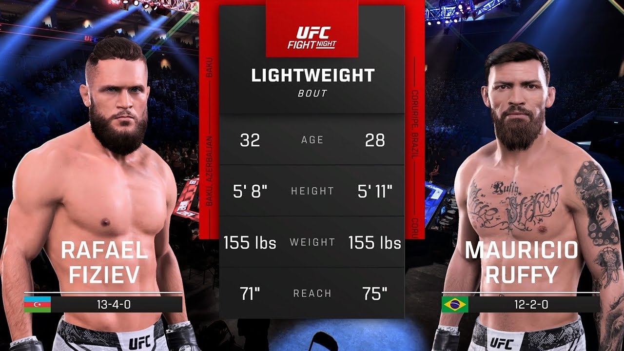 Rafael Fiziev vs Mauricio Ruffy UFC 325 Lightweight Bout | EA Sports UFC 5