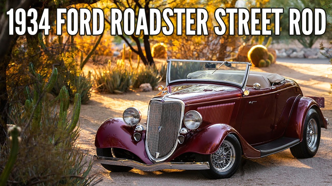 1934 Ford Roadster Street Rod - Drive and Walkaround - Soutwest Vintage Motorcars