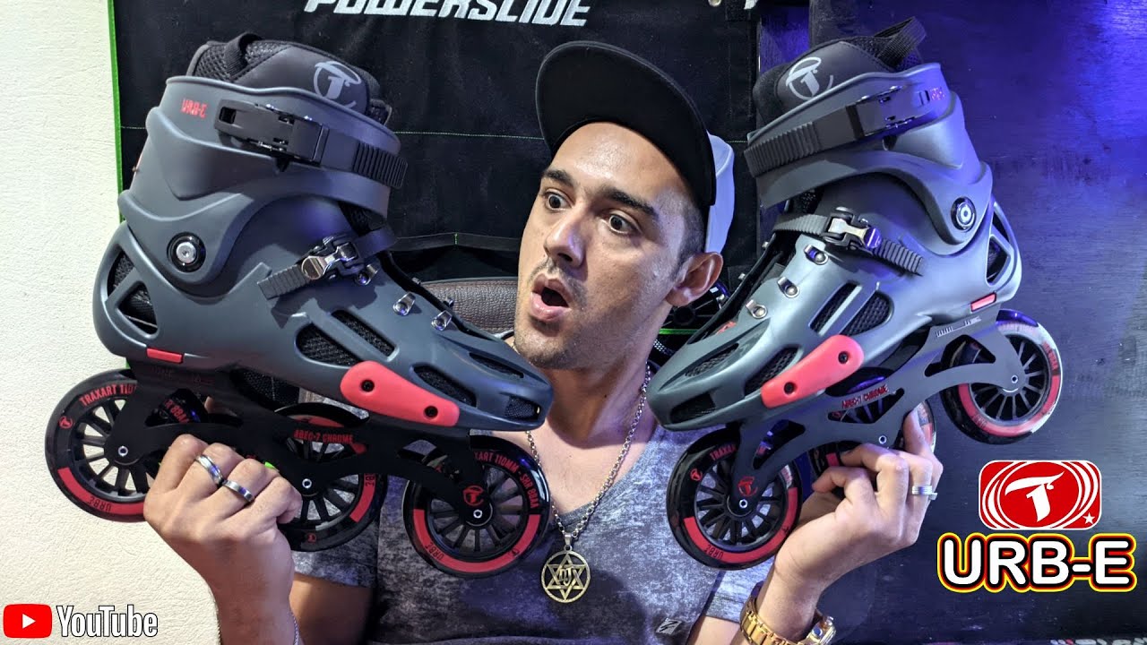 NOVO PATINS TRAXART URBE 110mm - UNBOXING URB-E😱😱