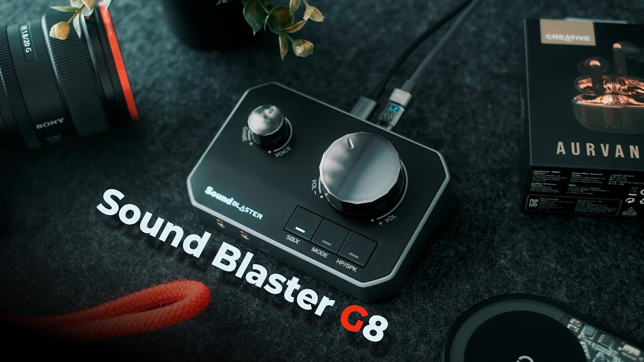 รีวิว Creative Sound Blaster G8 | Soundcard แยกที่ทำให้ฟังเพลงเพราะขึ้น เล่นเกมสนุกขึ้น