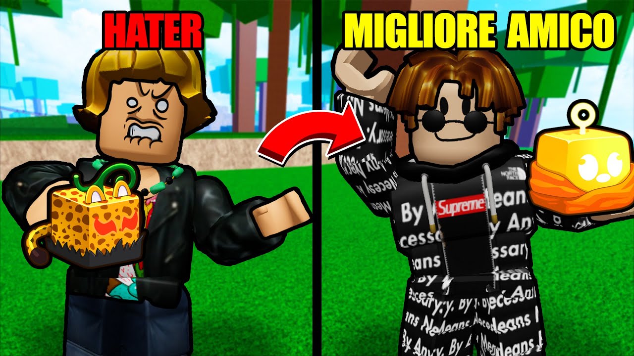 Il Mio HATER In REALTA' è Il Mio MIGLIORE AMICO Su ROBLOX Blox fruit