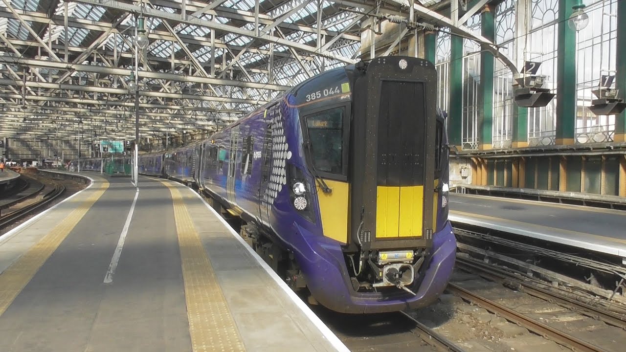 Glasgow Central to Lanark onboard 385044 | 25/08/2021