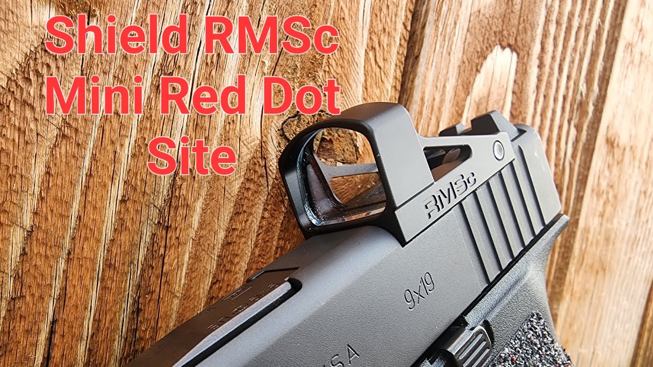 Shield RMSc mini Red dot site for glock 43x MOS.
