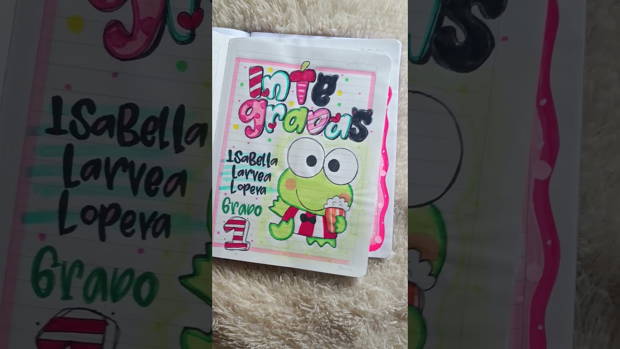 Ideas para marcar los cuadernos #cuadernos #cuadernospersonalizados #portadasbonitas