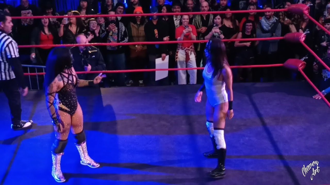 Women's Wrestling Zyra VS Delilah Doom VS Kitsune VS Lady Pink Lucha Goth Haus Championship 