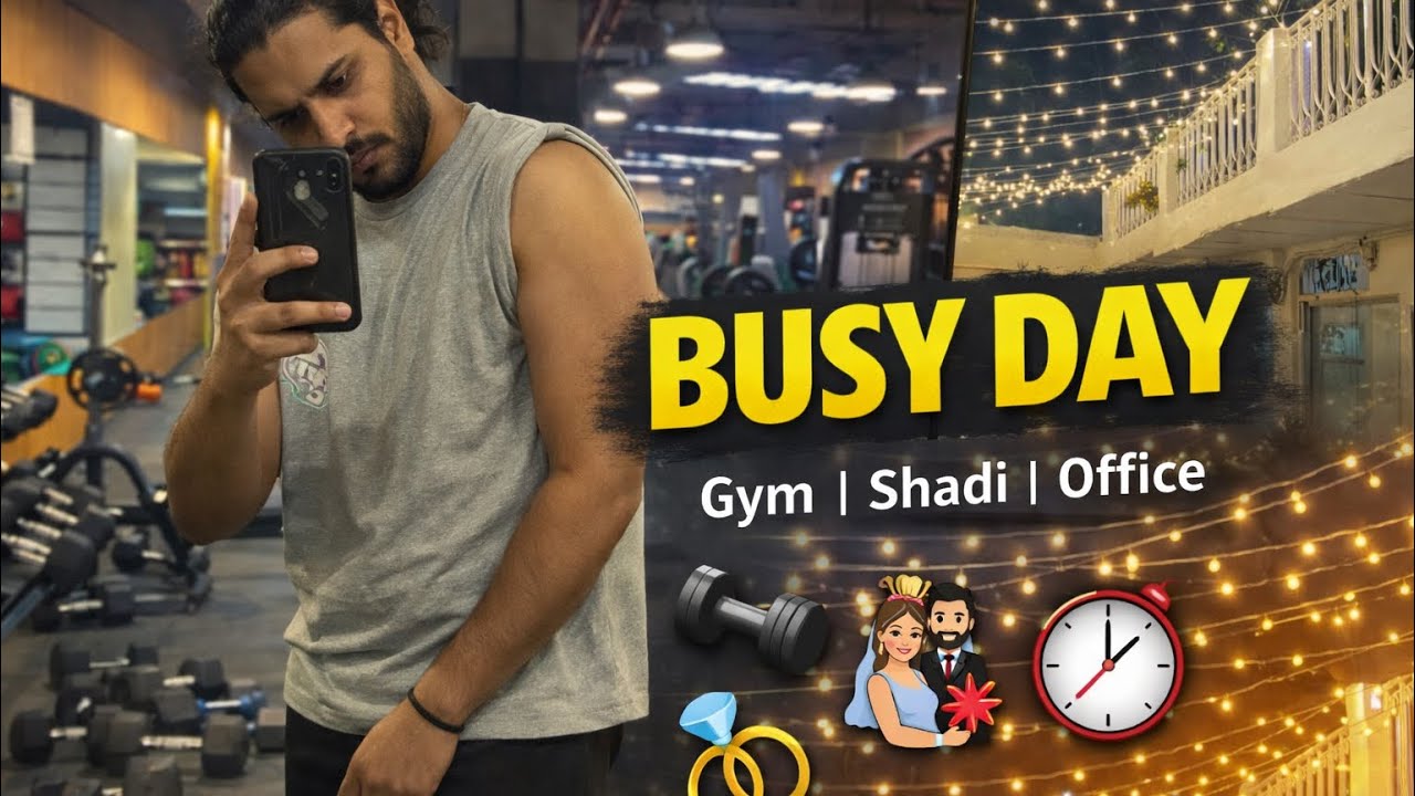 Gym 💪 | Ghar Mein Shadi 🎉 | Office 🏢 | Another Busy Day in My Life