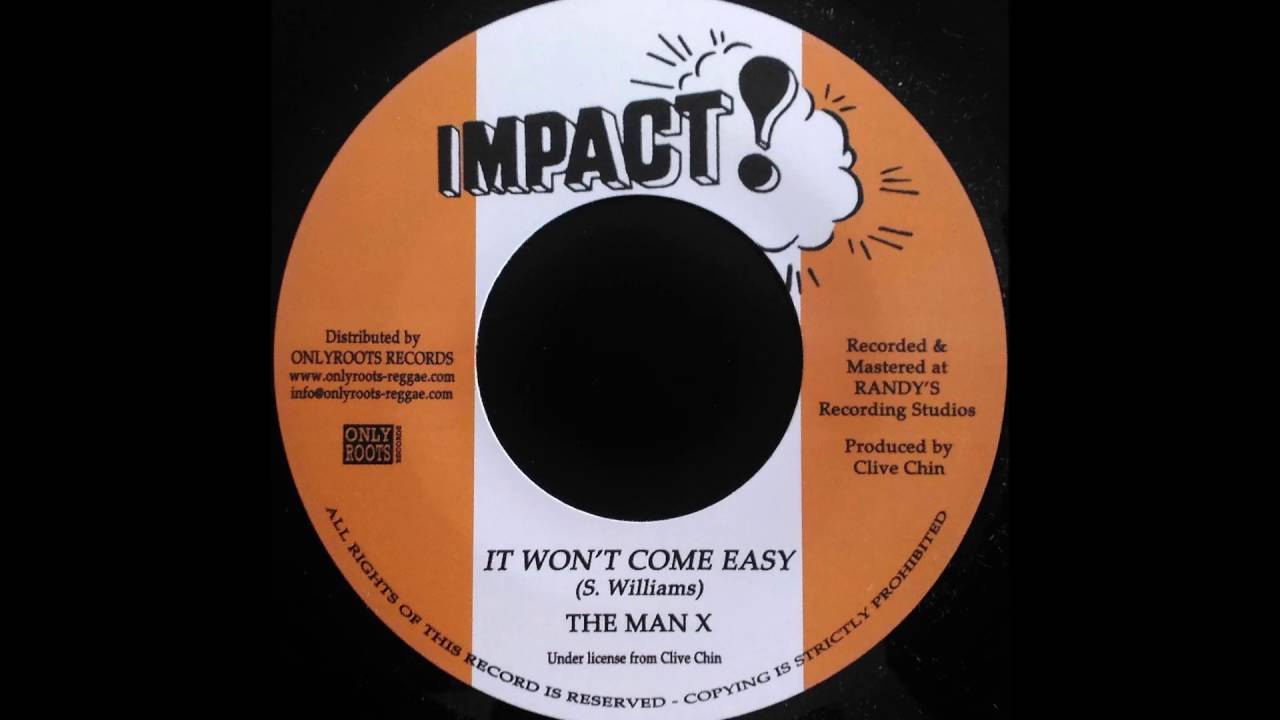 THE MAN X & THE WAILERS BAND - It Won't Come Easy [1975]