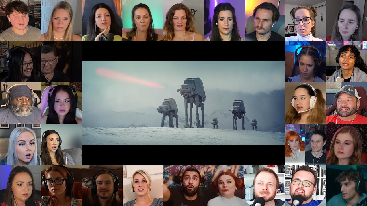 Battle of Hoth - Star Wars: Episode 5 The Empire Strikes Back - Reaction Mashup
