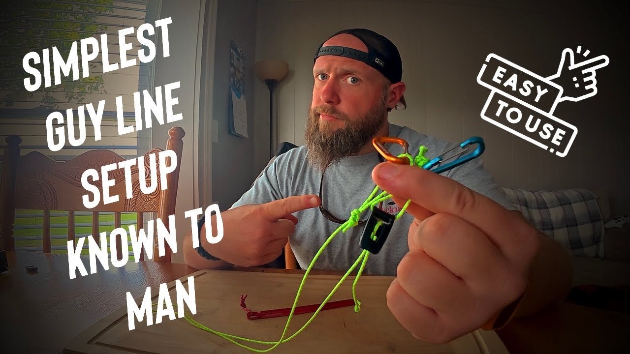How to Set Up Simple Guy Lines | Easy Camping Hack for Tents & Tarps