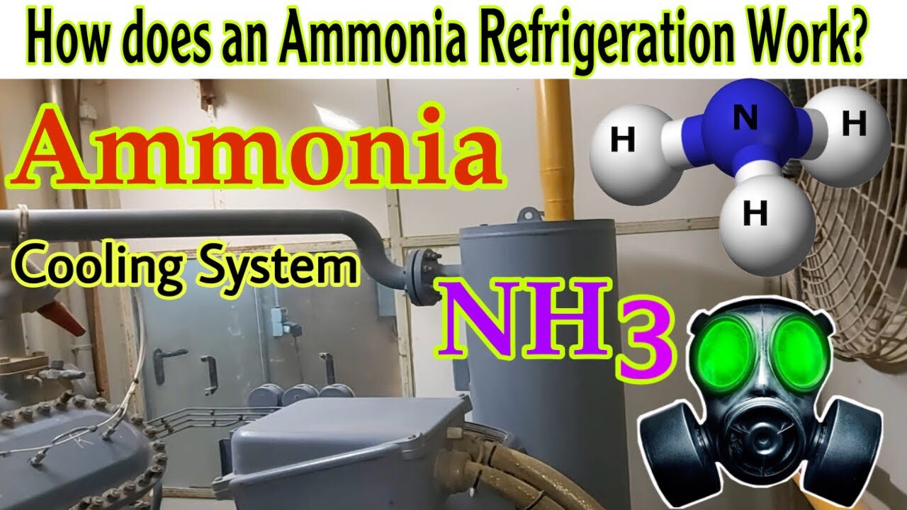 How does an ammonia refrigeration work? | How to work Ammonia Refrigerator system? | NH3 Cooling