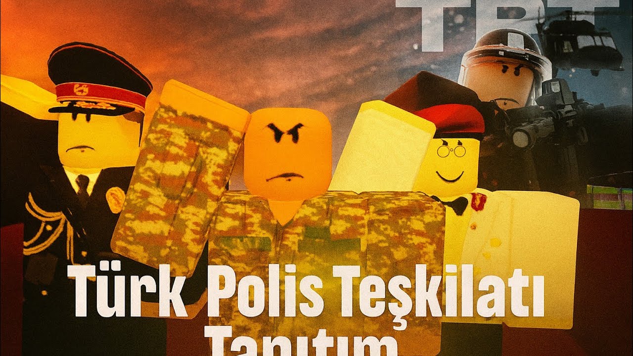 TPT Türk Polis Teşkilatı Tanıtım (Tüm Branşlar) #Roblox