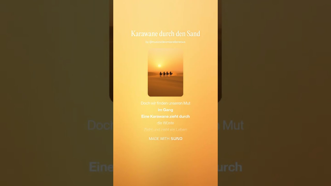 Karawane durch den Sand